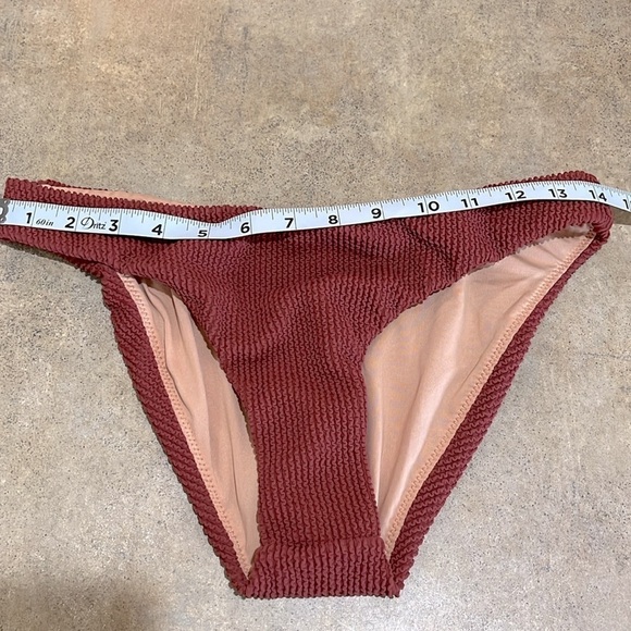 NWT J. Crew Scrunchie Cheeky Curvy Waist bikini bottom Size M - Picture 9 of 10